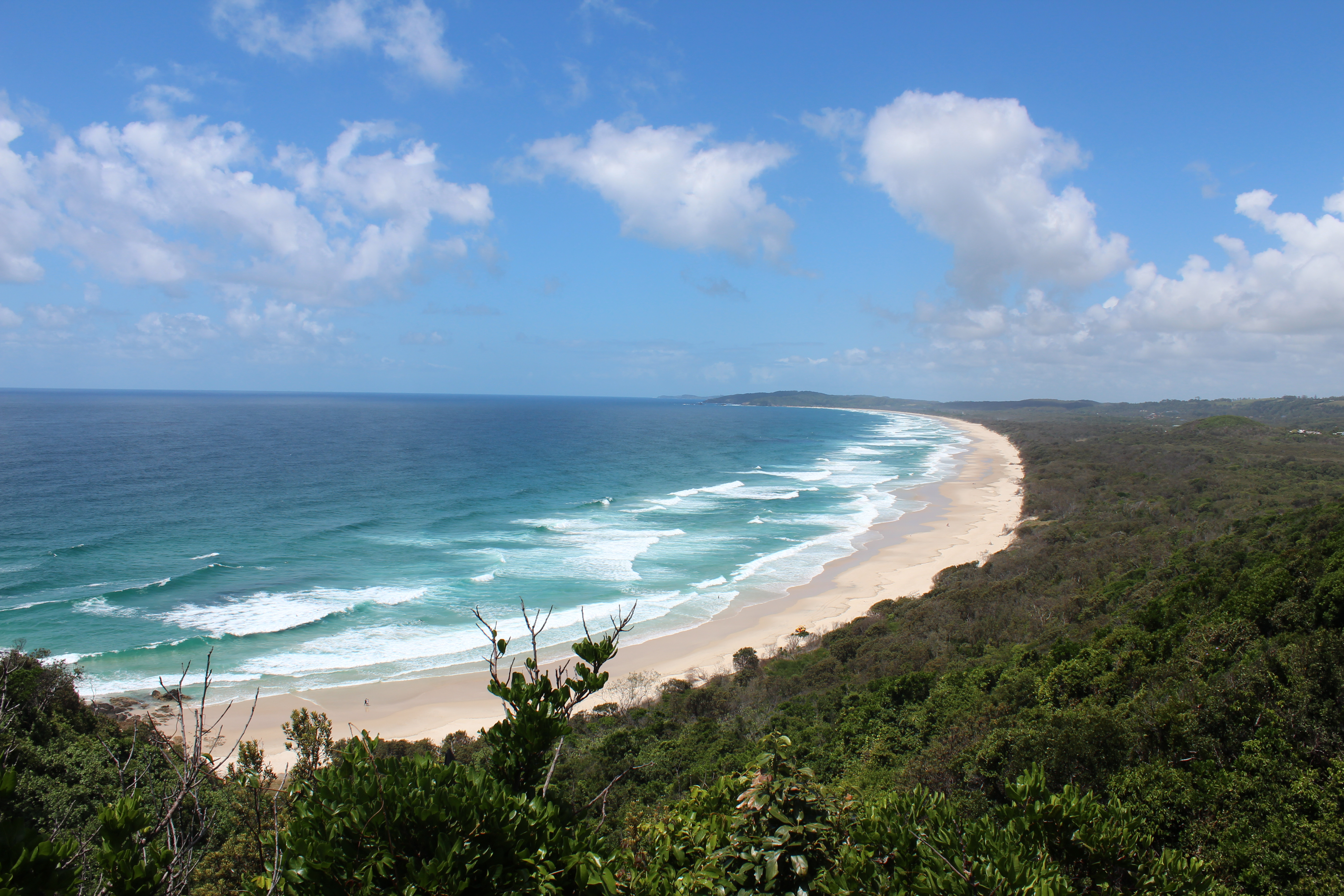Coastal beach, Byron Bay
